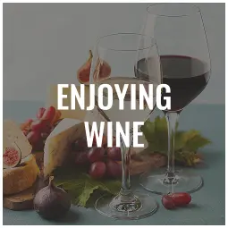 Enjoying Wine card